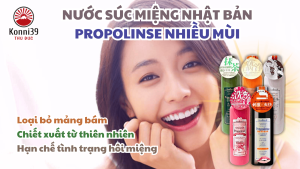 NƯỚC SÚC MIỆNG NHẬT BẢN PROPOLINSE NHIỀU MÙI (CHAI 600ML)