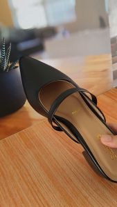 SALE PROMO CUCI GUDANG Sandal Wanita Sepatu Sendal Kerja Kekinian Elegan Mewah Import Impor Korea 3 cm Kantoran RB28004