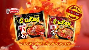 THÙNG Mì Siu Kay các vị Hải Sản Gà Phô Mai Bò thùng 24 gói 128g vị cay cực đỉnh ngon cực say ấn tượng khó phai