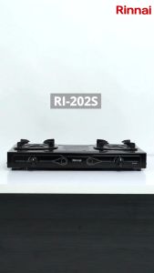 Kompor Gas 2 Tungku RINNAI RI 202S & Selang Paket Regulator Gas SNI