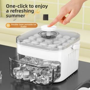 Food Grade Press-to-Use Ice Cube Mold