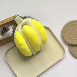 Interactive Dog Squeak Toys Plush Durian Pet Sniff Toy for Small Large Dogs Bite Resistant Puppy Sounding Toys Pet Supplies