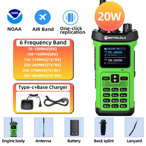 MOTOLOLA 20W VHF UHF Dual Band Outdoor Car Intercom Wireless Electric Car Intercom with Long-Distance Coverage