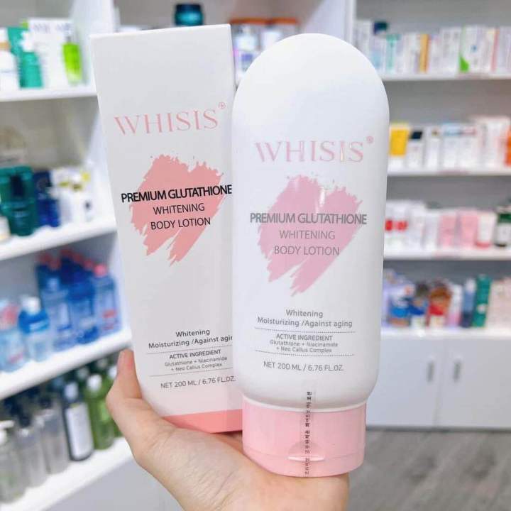 whisis premium glutathione Dưỡng thể ban đêm Whisis Premium Glutathione Whitening Body Lotion main image 1