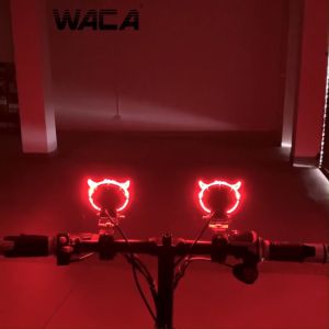 KOKLA ไฟสปอร์ทไลท์ LED DC10-80V 4 สเต็ป+ไฟ 3 สี สไตล์กรอบอลูมิเนียม ไฟ LED เลนส์คู่ สว่างกว่าสองเท่า ไฟตัดหมอกมอเตอร์ไซ ไฟสปอตไลท์มอไซค์ E40 FSA waca ไฟ