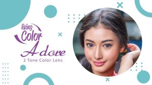 Softlens Minus Living Color ADORE (0.00 sd -8.00) Diameter 14.4mm Gratis Tempat Soflens