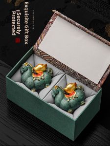 XIANGYE | Tượng Ngựa Trà Đá Cát Xanh Ý Nghĩa Tiền May Mắn
