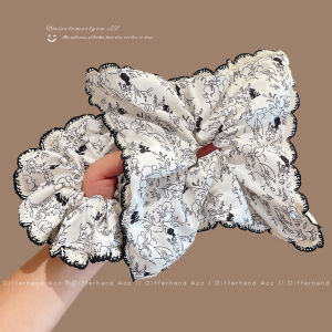 Khăn Trùm Đầu Họa Tiết Hoa Mới 2025 Dành Cho Nữ Dây Buộc Tóc Bằng Vải Kiểu Tóc Lười Biếng Phụ Kiện Tóc Dây Buộc Tóc Bằng Da Kiểu Tóc Tròn