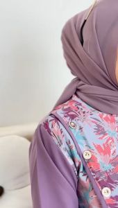 Zahira1808 Amaya 5 Gamis Bahan Karina Print Mix Royal Twiss Import Gamis Murah Trendi Baju Syari Muslim Wanita Ibu Terlaris Baju Pesta Adem Nyaman Di Pakai Real pict