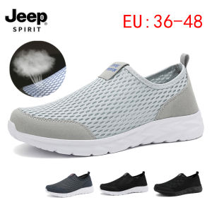 Jeep Shoes Men Loafers Light Walking Breathable Summer Comfortable Casual Shoes Men Sneakers Plus size Couple