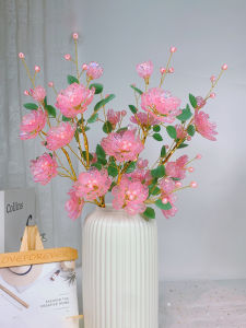 New Model Frosted Camellia Tree DIY Handmade Material Kit Starry Sky Happiness Flower Acrylic Craft Supplies Jewelry Accessories