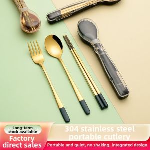 ZHENTAIYUAN | Portable 304 Stainless Steel Cutlery Set