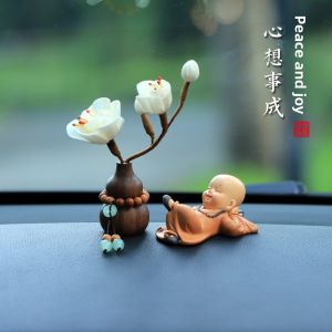 FANHAILIANYIN | Cute Monk Car Aroma Decor 2025 New