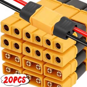20Pcs XT60 Male Female Bullet Connectors with Sheath / T Female Plug To XT60 Female Adapter / for RC Helicopter LiPo Battery Plug Connector