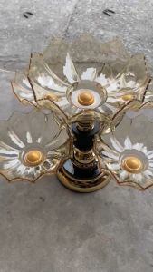 Khay Đựng Hoa Quả Bánh Kẹo Cao Cấp 5 Cánh Xoay 360 Độ  Khay Mứt Tết 2026 5 Cánh Xoay 360 Độ Trang Trí Ngày Tết