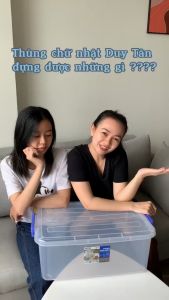 Combo 3 Thùng Nhựa Trong Suốt 90 Lít- Giao Hàng Hoả Tốc 2H TP.HCM - NHỰA DUY TÂN
