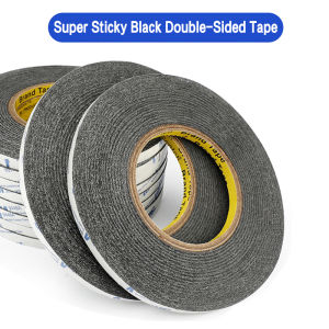 50meters 1/2/3/5/8/10/12/15mm Thick Sticker Double Side Adhesive Tape Fix for Mobile Phone Screen LCD Display Repair Tape
