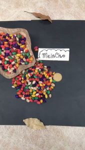 (500gr/1250biji) Kerajinan Kolase Biji Mino Buah Mino Biji Mindi Dekorasi Rustik