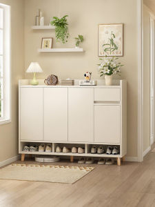 New Premium Wooden Shoe Cabinet for Home Entrance