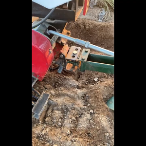 คันรถไถนา ไถเดินตามหลัง ขนาดเล็ก ไถเหล็กแมงกานีส ไถพลิกดินสองด้าน ปรับทิศทางซ้าย-ขวาได้