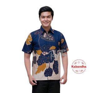Kabandha Kemeja Batik Pria Lengan Pendek Premium Size M L XL XXL