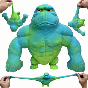 Squishy Monkey Toy Stretchy Glue-Sand Filled Rubber Gorilla Elastic Stretchable Autism Decompression Toy Adults Children Gift
