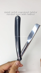 Pisau Cukur Manual Isi Ulang - Pisau Cukur Lipat Barber Pencukur Jenggot Kumis Pria Foldable Portable by CENTRAL CUAN