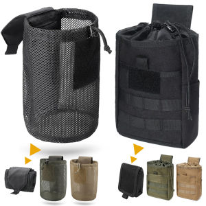 Foldable Molle Dump Drop Pouch Recycle Waist Pack Bags Outdoor Sport Hunting Utility EDC Tool Accessory Folding Recovery Bag