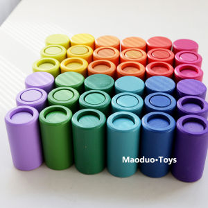 Đồ Chơi Gỗ Montessori Đa Năng Dễ Thương Có Nhiều Màu