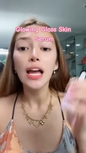 CC Glowing Glass Skin Serum 50ml Hyaluronic Acid Niacinamide Vitamin C Brightening Cris Clerigo