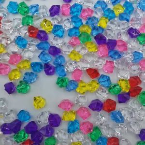 Túi 10 Hạt Đá Pha Lê Viên Đá Bằng Nhựa Trang Trí Bể Cá Cây Cảnh Rải Sắc Màu Rực Rỡ Trang Trí Vườn Nhà