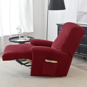 Áo Phủ Ghế Sofa Thư Giãn 1 Chỗ Ngồi Bằng Nhung Mềm Mại Chất Liệu Thun Co Giãn Bảo Vệ Ghế Bành Ghế Sofa Phòng Khách Chất Liệu Polyester Bền Chắc