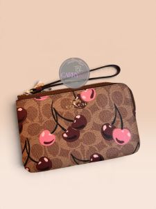 Classic Leather Wristlet