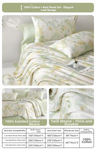Boyang Home Textile | Cotton Floral Gradient Bedding 3-Piece