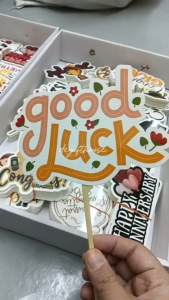 Cheapest A6 Cake Toppers Happy Birthday For Cupcakes Small Cake Topper Cute Cake Decoration Hiasan Kek