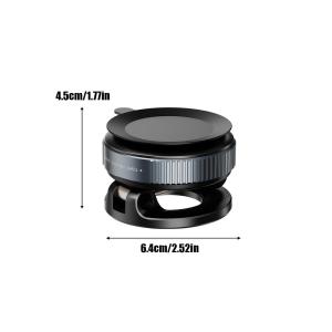 Vacuum Magnetic Phone Holder Strong Suction Cup Mobile Phone Holder 360-Degree Rotating Mount Retractable Navigation Stand