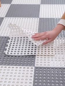 DIY มี 6 สี  แผ่นรองกันลื่นขนาด 30x30 cm (1แผ่น) แผ่นกั้นลื่น แผ่นปูพื้น ในห้องครัว ห้องน้ำ แผ่นยางกันลื่น แผ่นยางปูพื้น