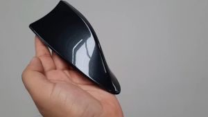 เสาอากาศ ครีบฉลาม มิตซู มิราจ สี เทาดำ รุ่นปี 2022-2023 ล่าสุด สีเทาเข้ม U28 ทรงBM ต่อวิทยุ สีตรงรุ่น แถมเทปกาว3Mแท้ ติดแนบสนิทกับหลังคา สีเทาเข้ม