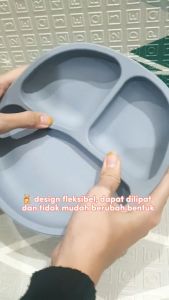 KOKOBee Silicone Plate Food Grade Baby Safe / mangkok silicone / silicone plate / alat makan / mpasi / piring anak / alat makan bayi