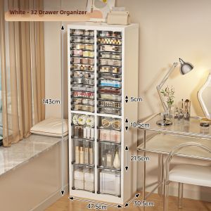 QIOEROUL | Portable Metal Multilayer Cosmetic Storage Cart