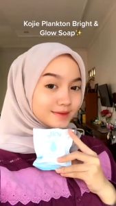 KOJIC PLANKTON BRIGHT & GLOW FACE SOAP SABUN PENCERAH MUKA DAN BADAN KOJIC PLANKTON BPOM 40GRAM / sabun kojic sabun kojic plankton kojic plankton soap