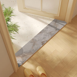 Ultra-Narrow Long Threshold Stone Entrance Door Mat Silicon Dendroid Absorbent Foot Pad Home Bathroom Decor Simple Style Carpet