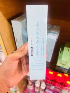 Cleora Exfoliating Gel With AHA BHA PHA - Exfoliasi Wajah With Niacinamide Mengangkat Sel Kulit Mati Peeling Face Scrub