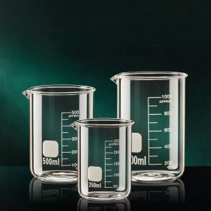 50/100/150/250/500/1000ml Glass Measuring Cup With Handle Clear GraduatCup Heat-resistant Beaker Kitchen Baking Tools