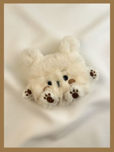 Cute Bear Plush Knitted AirPods Protective Case Wireless Bluetooth Earphone Shell Compatible with Apple 1 2 3 pro 4 5