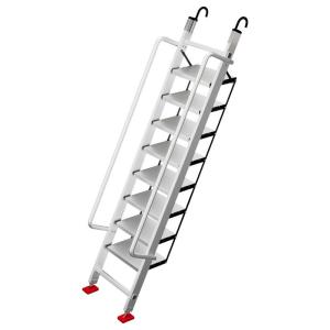 ZHUOLESHI | Outdoor Indoor Portable Aluminum Foldable Telescopic Stair