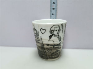 Vienna Princess Sisi Mugs Relief Mozart Salzburg St Stephens Cathedral Ceramic Cups American Style Coffee Tea Drinking Utensils