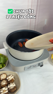 Nồi Lẩu Điện SOWUN SW6023 5L Đế Tách Rời Chống Dính Có Thể Chiên Xào Nấu Hoặc Dùng Để Ăn Lẩu
