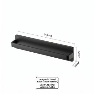 Asvel | No-Drill Magnetic Cloth Side Hook Rack