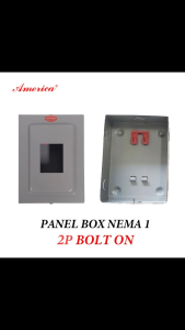 America Panel Box Nema 1 TQD Enclosure 2 Pole Plug-In Bolt-On For Indoor Use Only